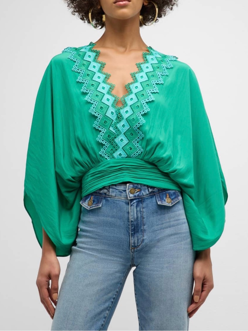Ramy Brook
Kynlee Embroidered Blouse
